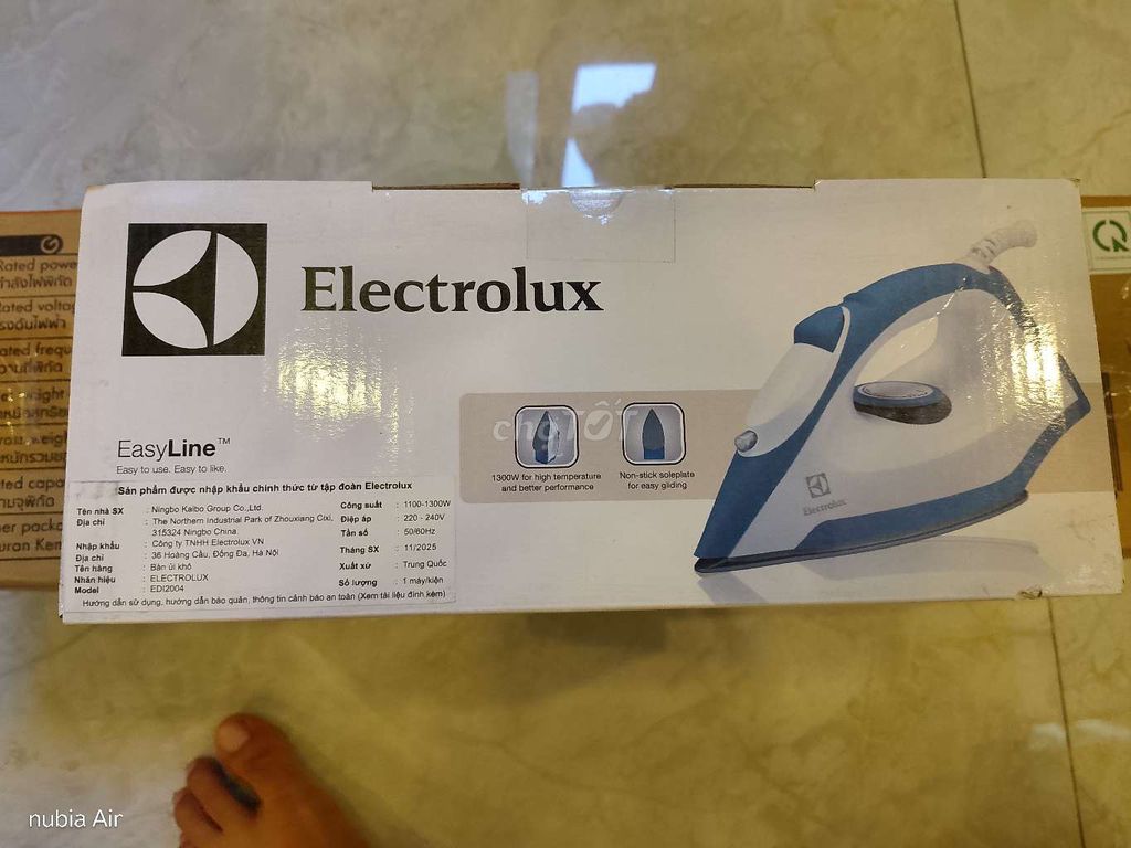 Bàn ủi khô Electrolux EasyLine EDI2004. Mua bán Nội thất, đồ gia dụng khác tại Thành phố Thủ Đức Tp Hồ Chí Minh được đăng bởi A Trung hình 1