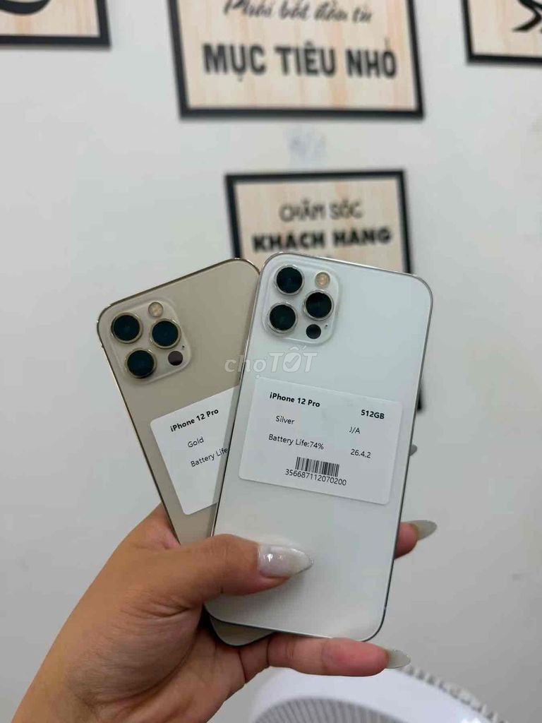 Apple iPhone 12 Pro 512GB Bạc. Mua bán Điện thoại tại Thành phố Phủ Lý Hà Nam được đăng bởi Lại Linh Chi  hình 1