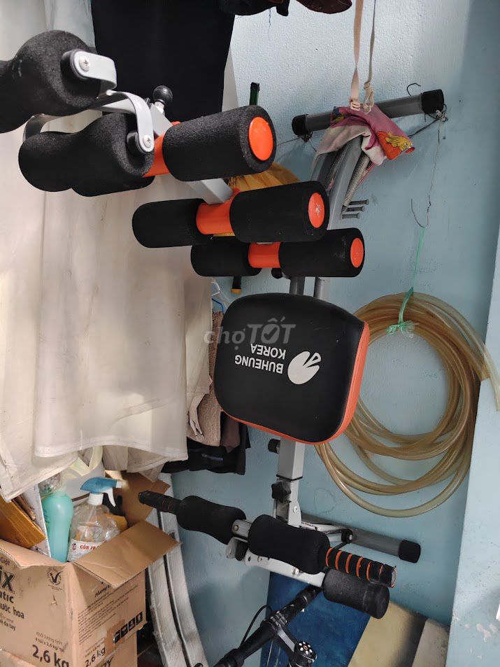 Máy tập bụng Buheung Hàn Quốc Đen cam. Mua bán Đồ thể thao, Dã ngoại tại Quận Gò Vấp Tp Hồ Chí Minh được đăng bởi Hải hình 1
