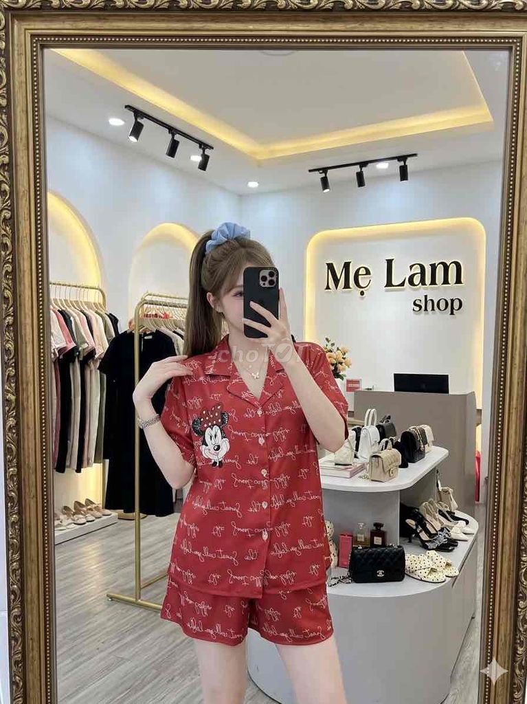 Đồ bộ pijama bigsize lụa đùi siêu xinh hot trend. Mua bán Quần áo tại Huyện Bình Tân Vĩnh Long được đăng bởi Thanh Diệu hình 1