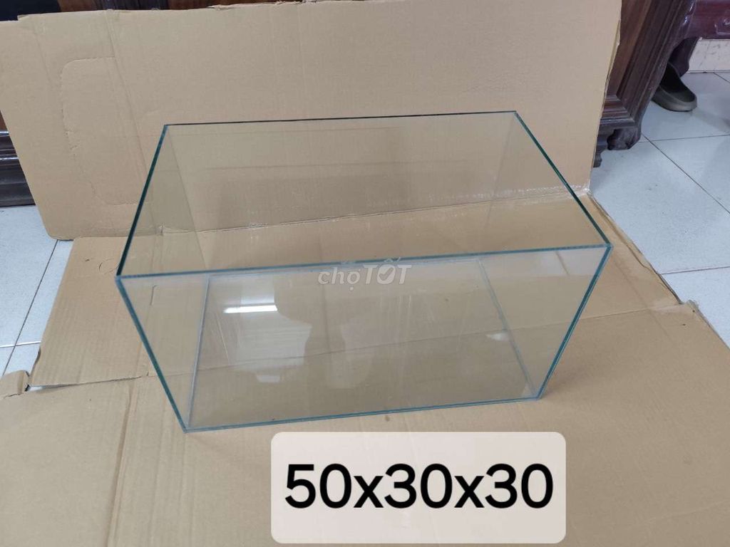 Bể kính Vietnhat 50x30x30 cm Mới. Mua bán Phụ kiện, Thức ăn, Dịch vụ tại Quận Thanh Xuân Hà Nội được đăng bởi alo tớ nè hình 1