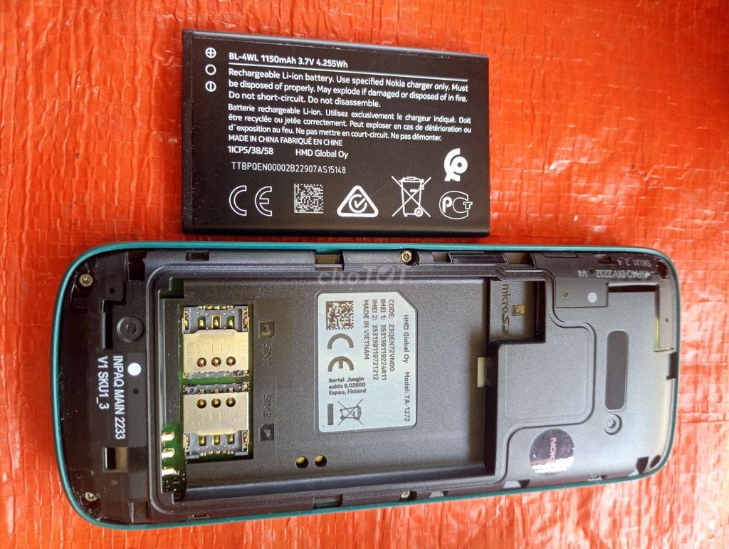 Nokia 2233 Xanh ngọc Đã sử dụng. Mua bán Điện thoại tại Quận 8 Tp Hồ Chí Minh được đăng bởi Khoi Philips hình 1