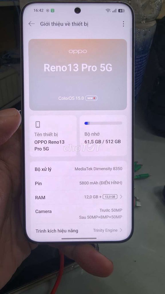 Oppo Reno 13 Pro 5G 512GB Tím. Mua bán Điện thoại tại Quận 5 Tp Hồ Chí Minh được đăng bởi Nguyễn Hải hình 1