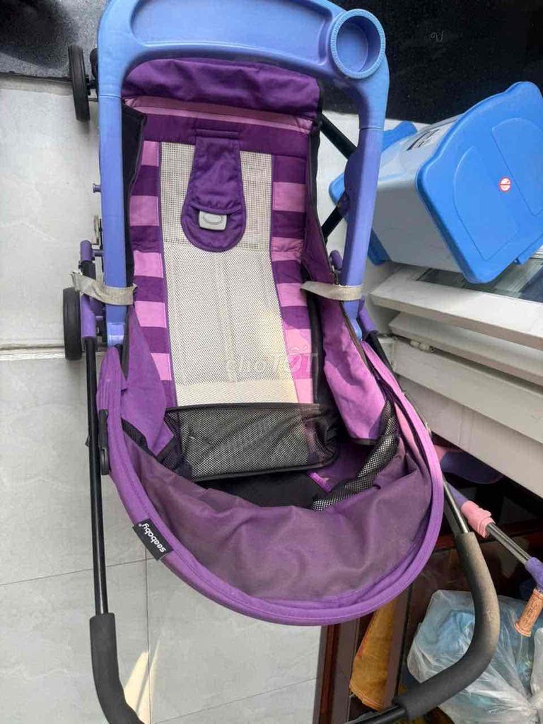 Xe nôi Seebaby Tím 2 chiều 3 tư thế đã qua sử dụng. Mua bán Mẹ và bé tại Thành phố Thuận An Bình Dương được đăng bởi Nam hình 1