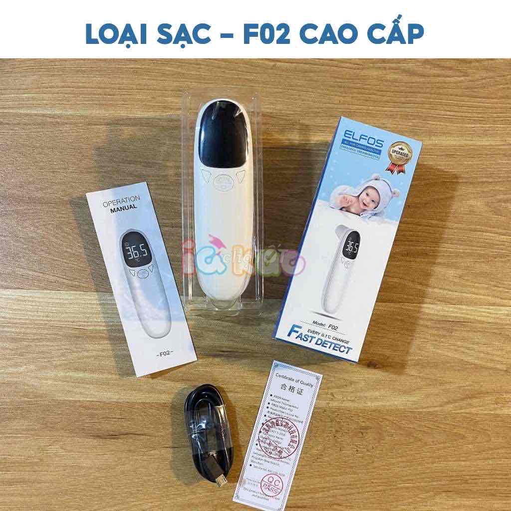 Nhiệt kế điện tử bấm đo trán, tai