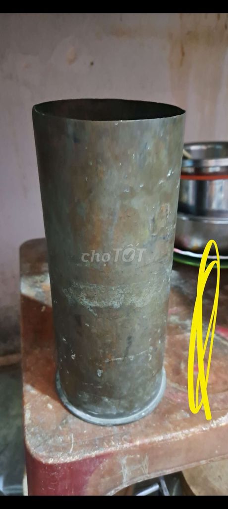 Sưu tầm Ống đựng nhang = vỏ 105mm cao 28 năm 1945