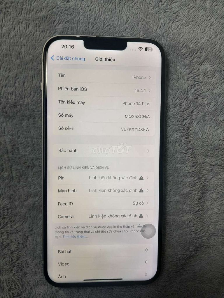 Iphone 14 plus (hoặc cần mua iphone).. Mua bán Điện thoại tại Quận Bình Thạnh Tp Hồ Chí Minh được đăng bởi Tran Quoc Tuan hình 1