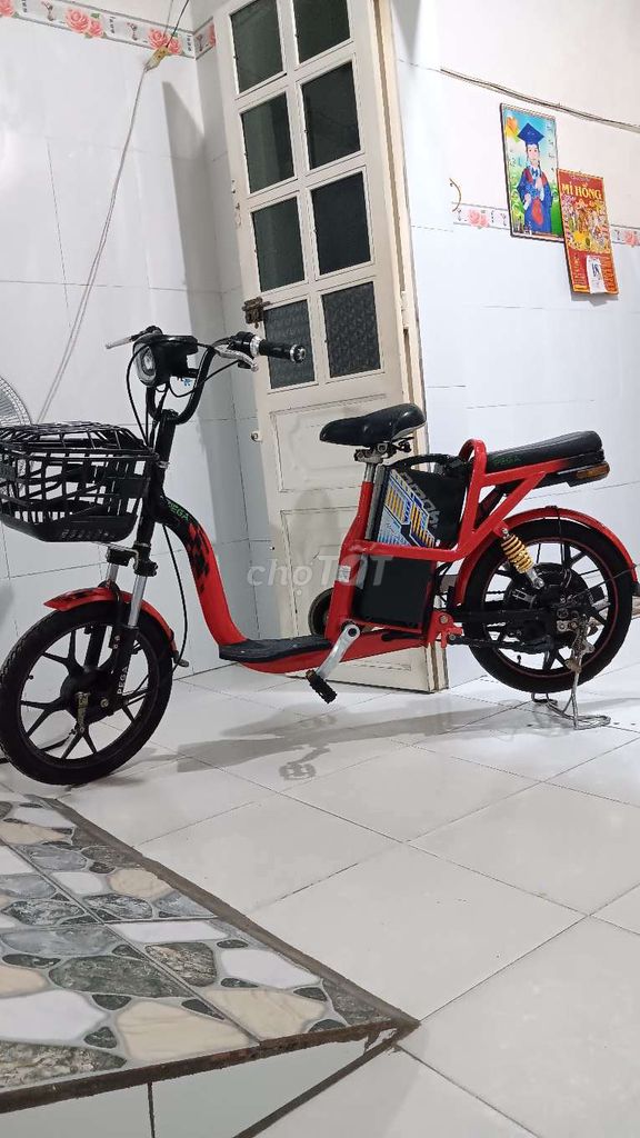 Thanh lý xe đạp điện pega đỏ đen.mọi chức năng tốt. Mua bán Xe điện tại Huyện Hòa Thành Tây Ninh được đăng bởi thaonguyen hình 3