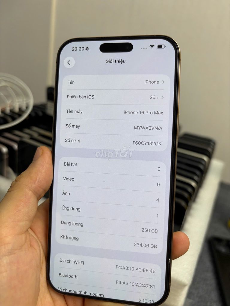  16 prm 256GB . Mua bán Điện thoại tại Quận Bắc Từ Liêm Hà Nội được đăng bởi Cửa hàng Bính Táo hình 1