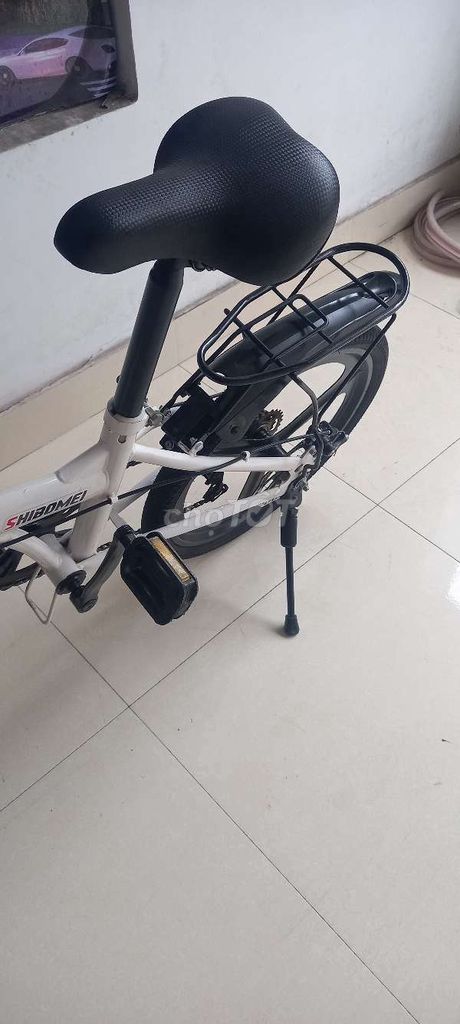 Xe đạp gấp SHIBOMEI Kim loại Trắng. Mua bán Xe đạp tại Quận Thanh Khê Đà Nẵng được đăng bởi tran ngoc my hình 4
