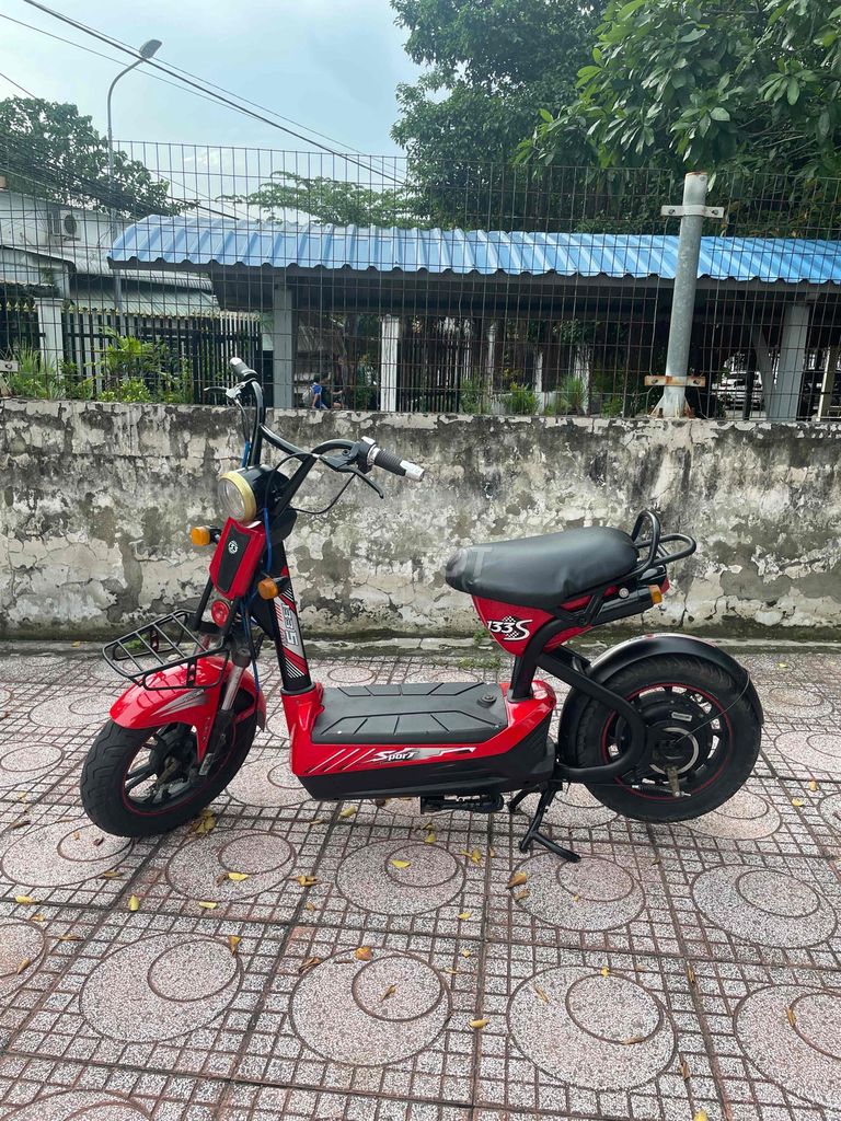 Xe đạp điện 133S màu Đỏ. Mua bán Xe điện tại Thành phố Thuận An Bình Dương được đăng bởi Nguyễn Thị Thùy Trang hình 2