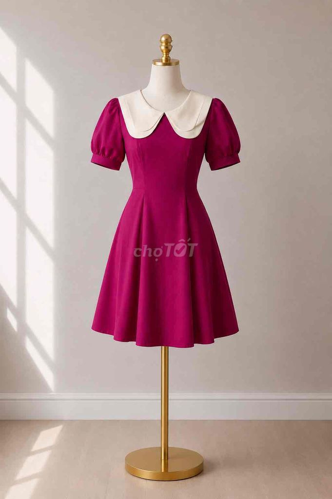 Đầm Nữ Hồng Tím Size S. Mua bán Quần áo tại Huyện Đức Hòa Long An được đăng bởi Trần Hương  hình 1