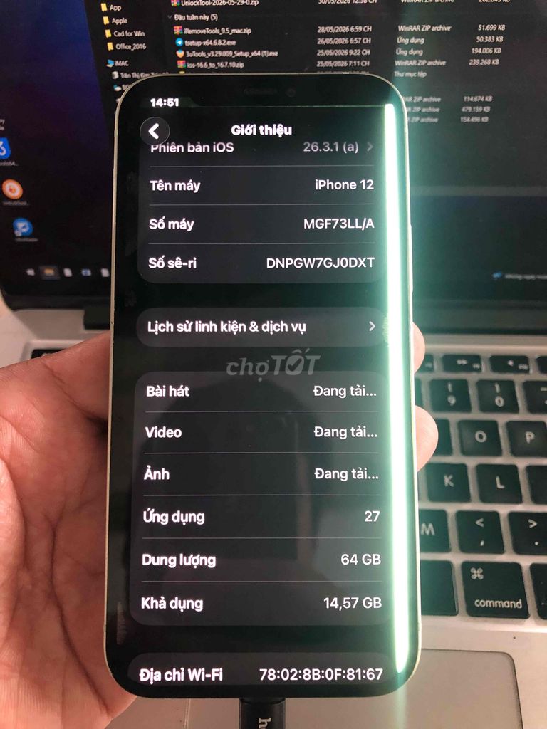 Apple iPhone 12 64GB Vàng. Mua bán Điện thoại tại Thành phố Thủ Đức Tp Hồ Chí Minh được đăng bởi Táo Ta hình 1
