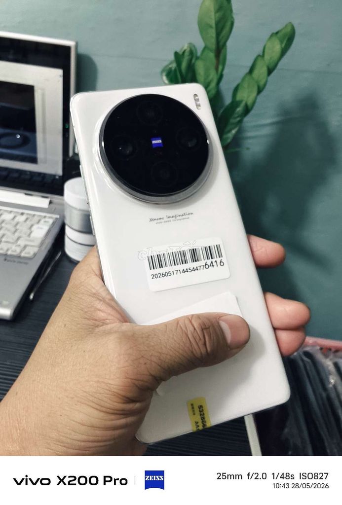 Vivo X100 Pro 16GB/512GB Trắng. Mua bán Điện thoại tại Thành phố Thủ Đức Tp Hồ Chí Minh được đăng bởi Nguyễn Long Hoàng hình 1