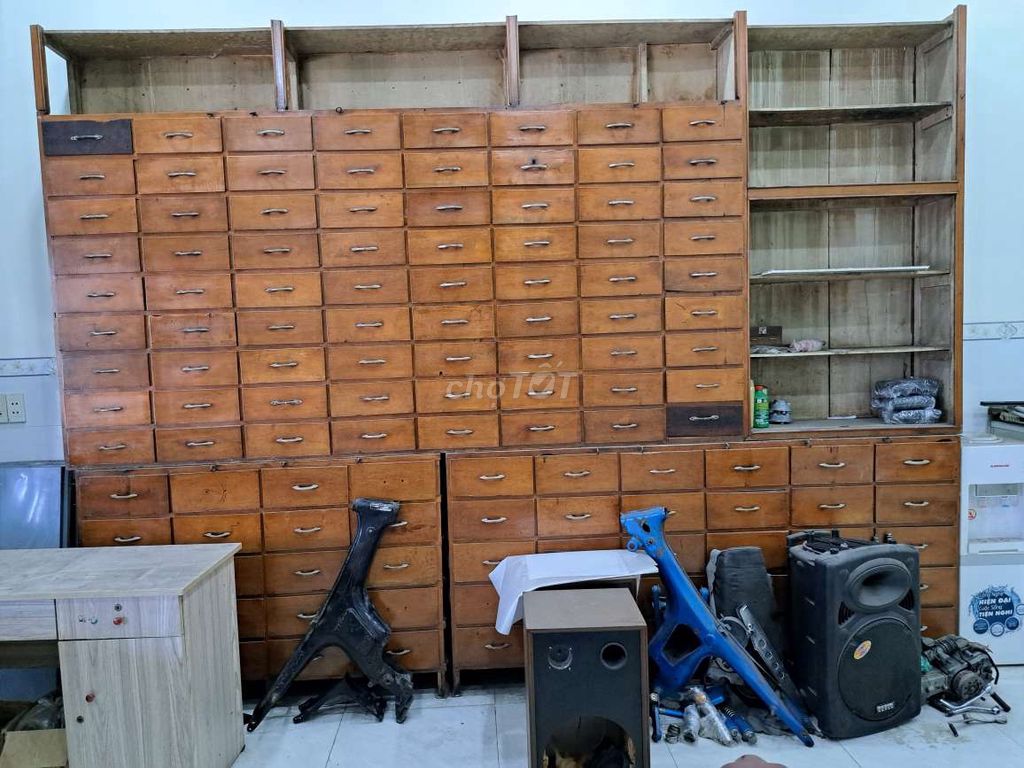 Tủ nhà thuốc Bắc xưa. Mua bán Tủ, kệ gia đình tại Thành phố Biên Hòa Đồng Nai được đăng bởi Phạm nguyên Tuy hình 1