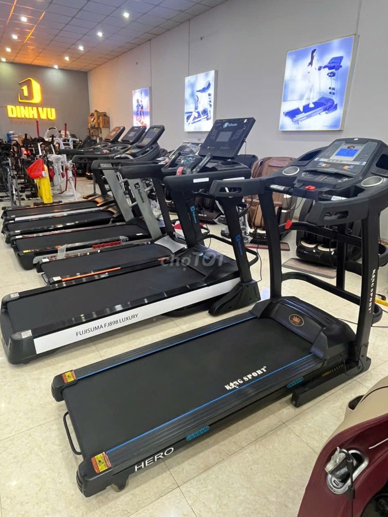 Máy chạy bộ 150kg Nâng dốc tự động Rất mới