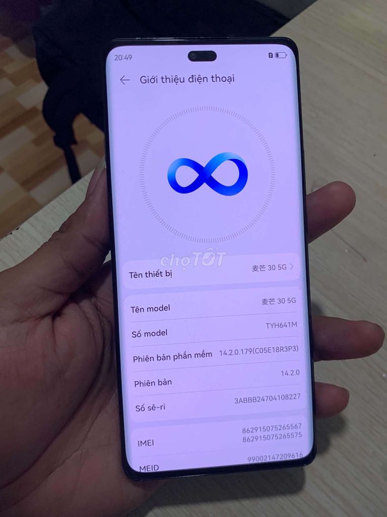 Huawei Maimang 30 Đen Đã qua sử dụng. Mua bán Điện thoại tại Quận 12 Tp Hồ Chí Minh được đăng bởi Nam Trần hình 1