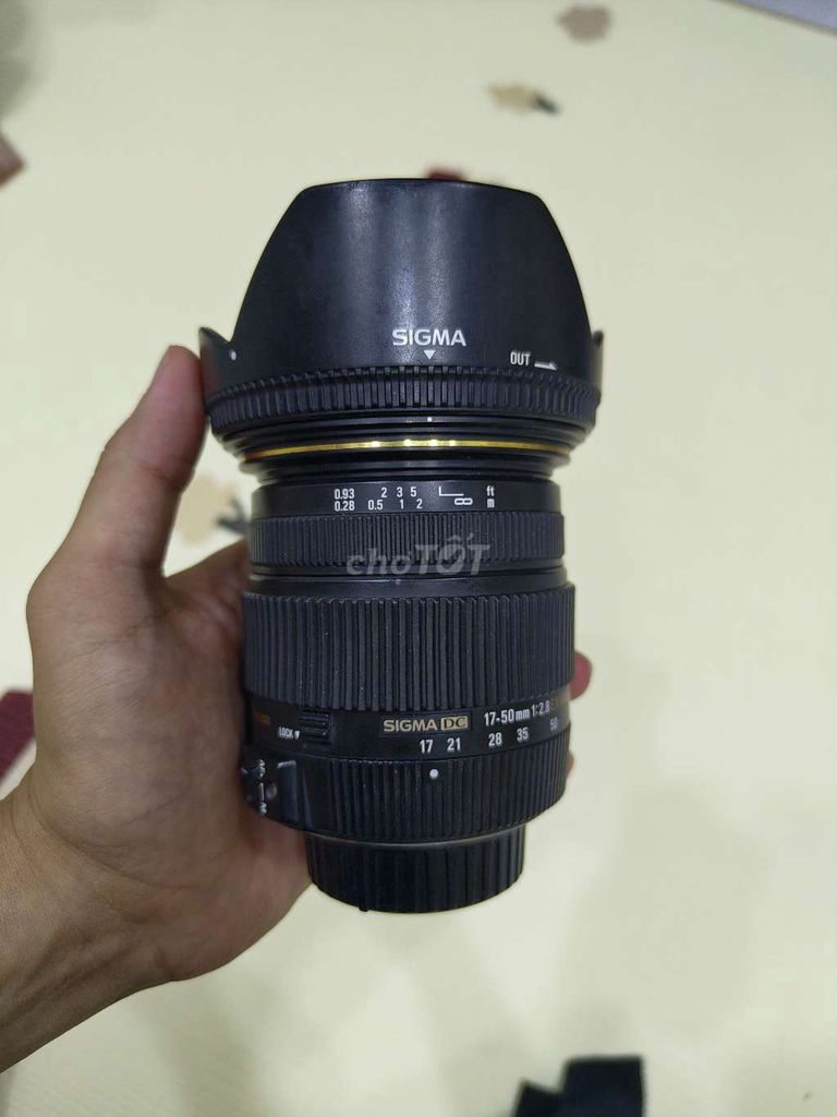 Ống kính Sigma 17-50mm f/2.8 Đã sử dụng. Mua bán Máy ảnh, Máy quay tại Quận Hoàn Kiếm Hà Nội được đăng bởi Minh hình 1