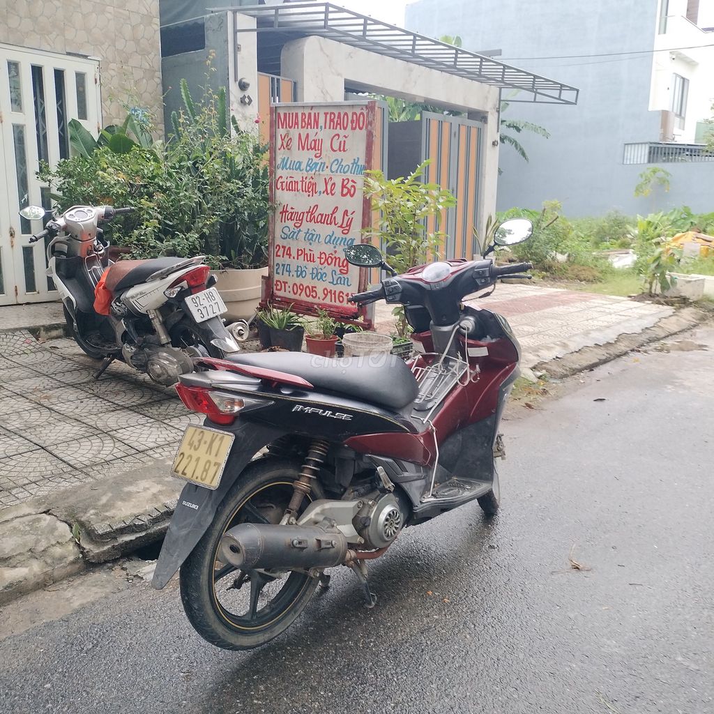 Bán xe Suzuki Impulse Fi 2015 Đỏ đen biển 43. Mua bán Xe máy tại Quận Cẩm Lệ Đà Nẵng được đăng bởi 274 Đô Đốc Lân p.Hòa Xuân q.Cẩm Lệ hình 7