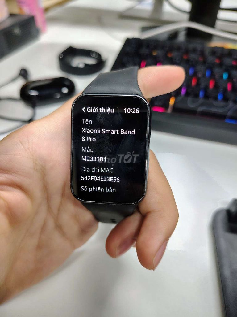 Xiaomi Smart Band 8 Pro Đen. Mua bán Thiết bị đeo thông minh tại Quận Nam Từ Liêm Hà Nội được đăng bởi Nguyễn Việt Hùng hình 1