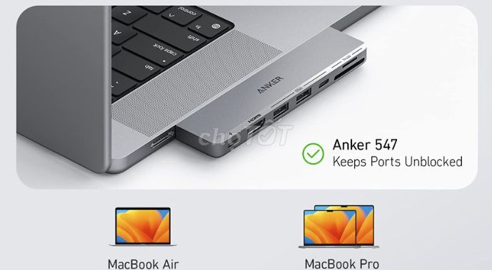 Bộ Chuyển Đổi Anker 547 USB-C Hub (7 trong 2)