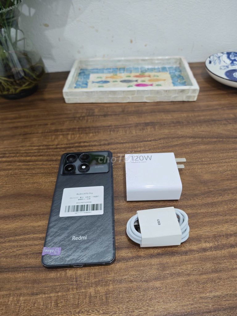 Redmi K70 Pro Đen 16/512 sạc 120w có ship COD. Mua bán Điện thoại tại Quận Hoàng Mai Hà Nội được đăng bởi Trần Ngọc Hiếu hình 1