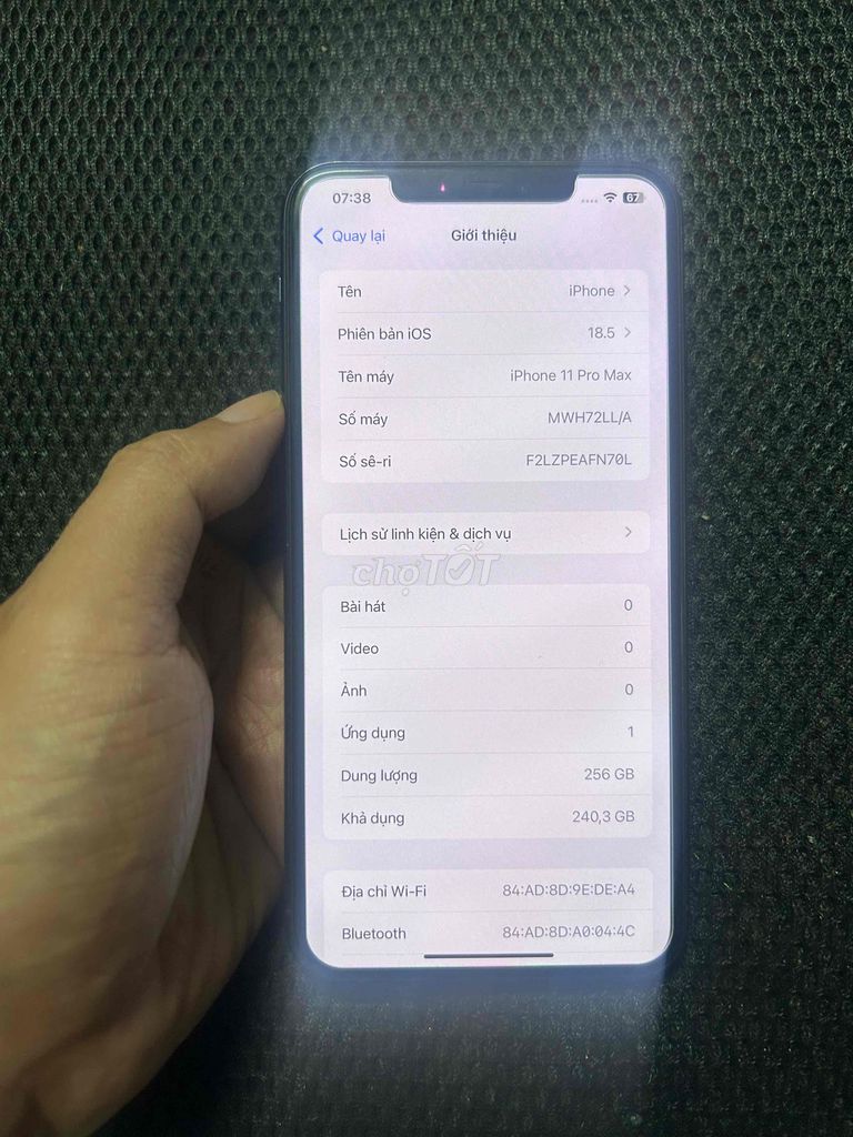 iPhone 11 Prm 256GB Xanh lá hoặc gl lên đời. Mua bán Điện thoại tại Thành phố Vũng Tàu Bà Rịa - Vũng Tàu được đăng bởi Phát Nguyễn hình 1