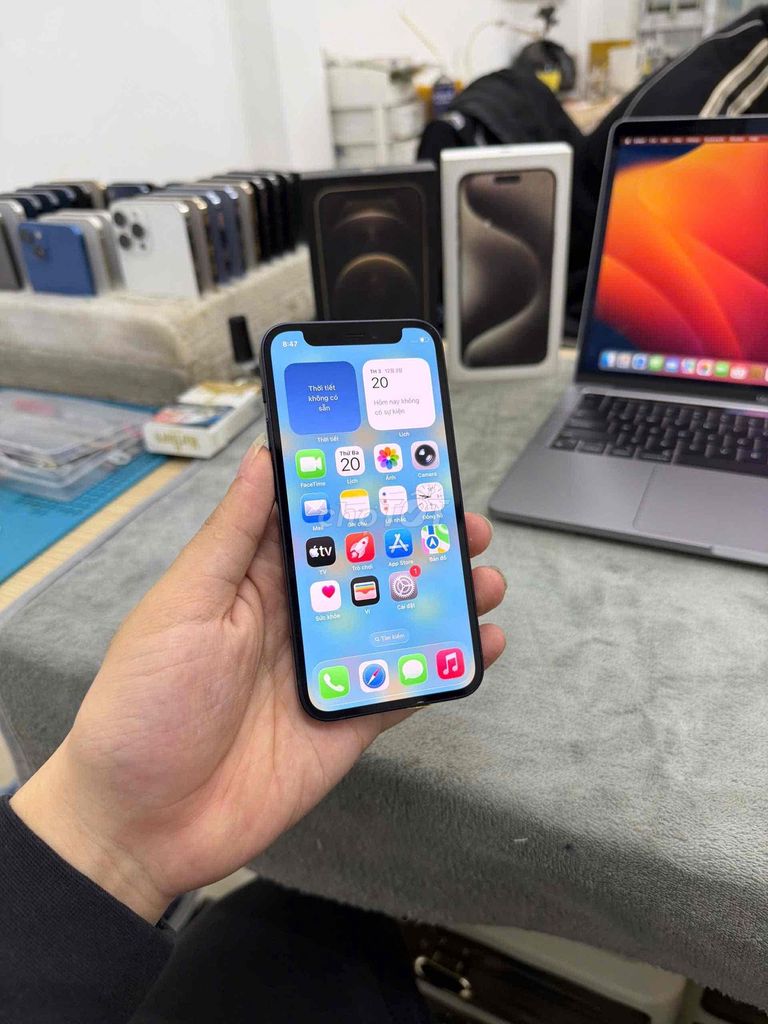 Apple iPhone 12 Mini 128GB Đen. Mua bán Điện thoại tại Quận Đống Đa Hà Nội được đăng bởi KT Hà Nội Mobile hình 1