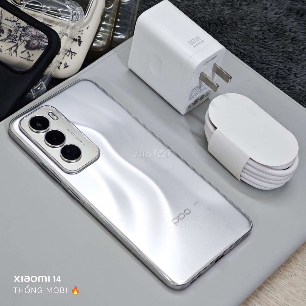Oppo Reno 12 12/256GB Bạc, đẹp ạ. Mua bán Điện thoại tại Quận Bắc Từ Liêm Hà Nội được đăng bởi Thống Mobile hình 1