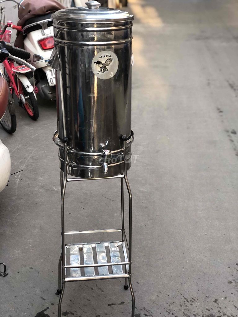 Bình đựng nước Inox 20lit. Mua bán Dụng cụ nhà bếp tại Quận Thanh Khê Đà Nẵng được đăng bởi ĐỒ GIA DỤNG CŨ hình 1