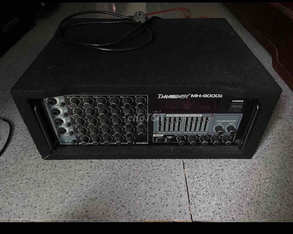 Amply Thumber MH-9000II USA Đen. Mua bán Tivi, Âm thanh tại Huyện Long Hồ Vĩnh Long được đăng bởi nam mai  hình 1