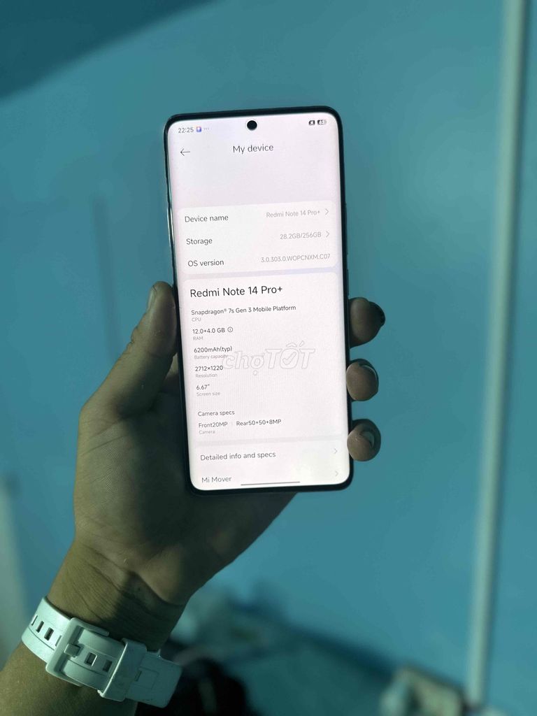 Xiaomi Redmi Note 14 Pro+ 12GB 256GB Trắng. Mua bán Điện thoại tại Huyện Cao Lãnh Đồng Tháp được đăng bởi minh dt zin 66 hình 1