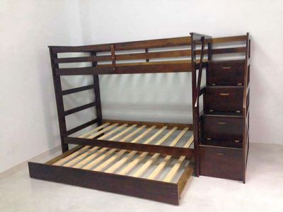 Giường gỗ 3 tầng thanh lý. Mua bán Giường, chăn ga gối nệm tại Quận 8 Tp Hồ Chí Minh được đăng bởi Như