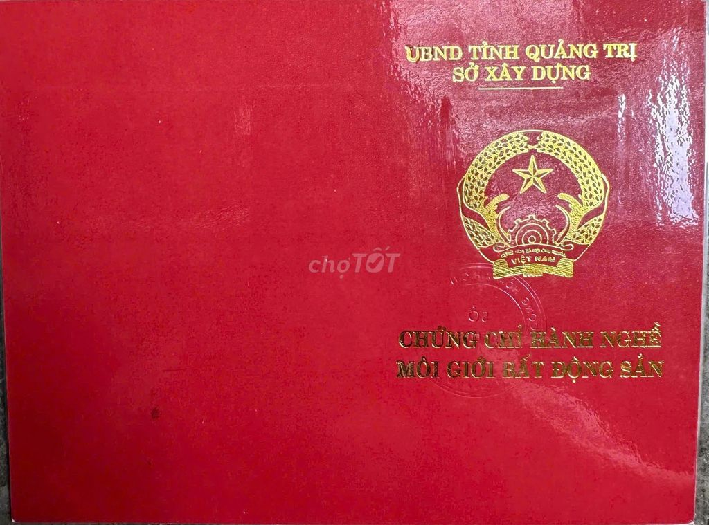 Thi chứng chỉ Môi giới BĐS Quảng Trị. Dịch vụ tại Thành phố Buôn Ma Thuột Đắk Lắk được đăng bởi Trần Trung Hiếu hình 1