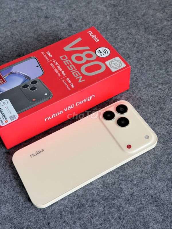 Nubia V80 Design 256GB Vàng cát. Mua bán Điện thoại tại Quận 6 Tp Hồ Chí Minh được đăng bởi Thuận hình 1