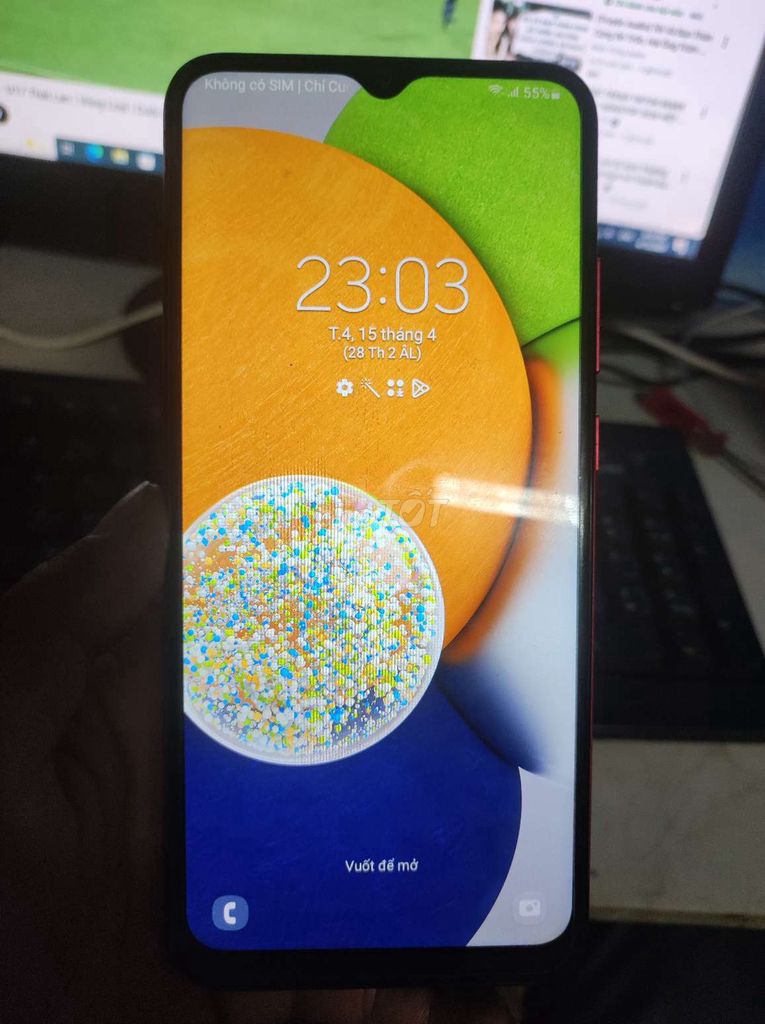 Samsung Galaxy A03 Đỏ. Mua bán Điện thoại tại Thành phố Dĩ An Bình Dương được đăng bởi THU MUA MÁY ẢNH CŨ hình 1