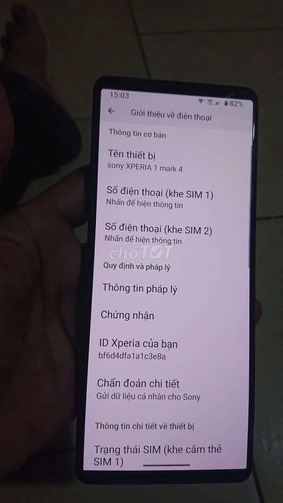 Sony Xperia 1 Mark 4 Đen. Mua bán Điện thoại tại Huyện Bình Chánh Tp Hồ Chí Minh được đăng bởi ĐỒ LẠC VẶT  hình 1