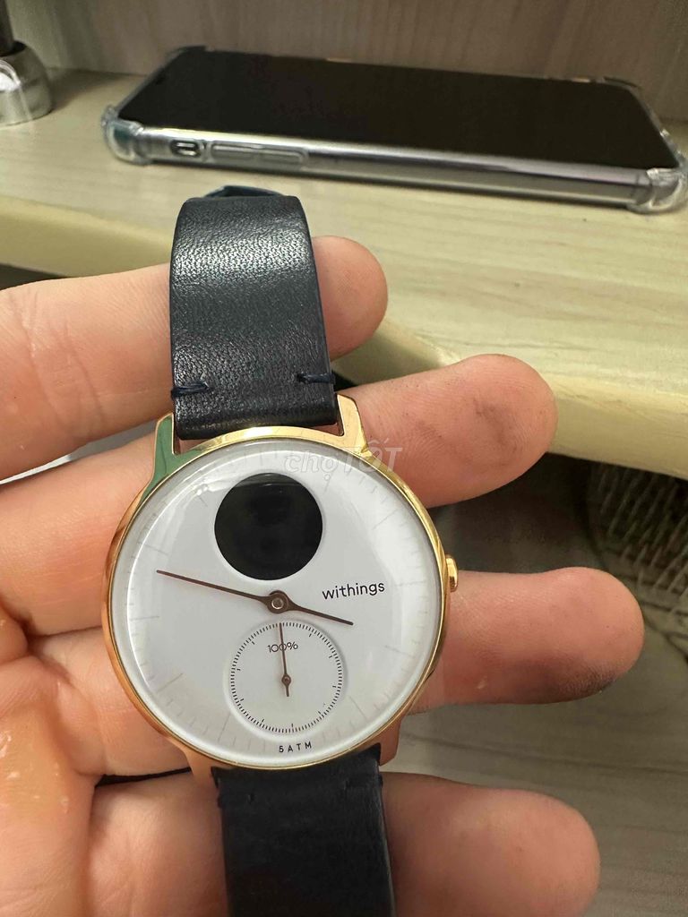 Đồng hồ Withings Nam Vàng Đen 40. Mua bán Đồng hồ tại Thành phố Tân An Long An được đăng bởi Lâm Converse hình 1