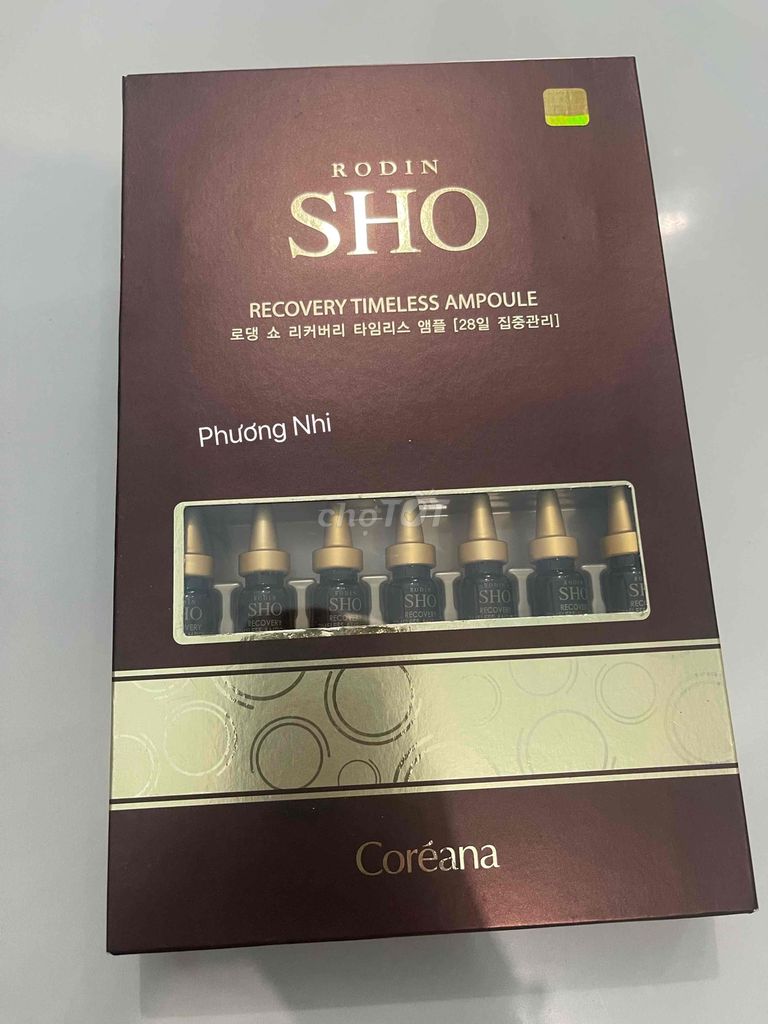 Ampoule Coreana Rodin SHO Hàn Quốc. Mua bán Phụ kiện thời trang khác tại Thành phố Sóc Trăng Sóc Trăng được đăng bởi Phương Nhi hình 1