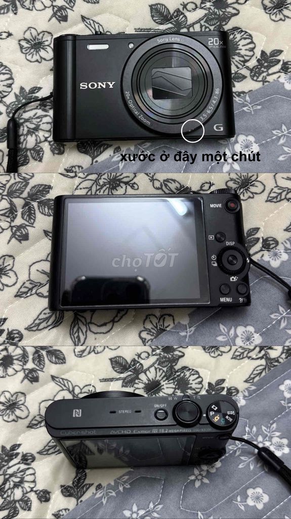 Máy ảnh Sony DSC-WX350 Đen. Mua bán Máy ảnh, Máy quay tại Quận 3 Tp Hồ Chí Minh được đăng bởi Thao Uyen Nguyen hình 1