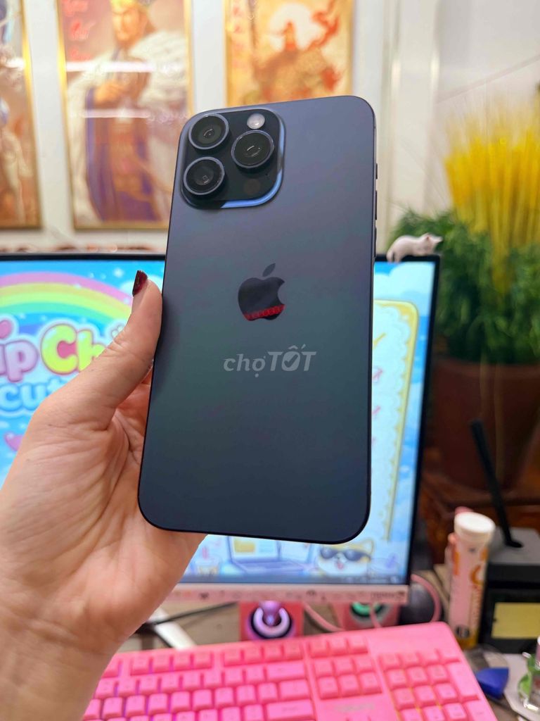 Apple iPhone 15 Pro Max Xan 256GB. Mua bán Điện thoại tại Quận Bình Tân Tp Hồ Chí Minh được đăng bởi Hoàng Trần Quí  hình 1