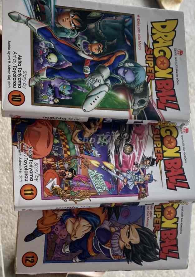 Truyện tranh Dragon Ball Super tập 10-11-12. Mua bán Sách tại Thị xã Tân Uyên Bình Dương được đăng bởi T R Í hình 1