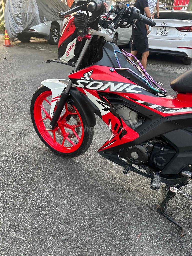 Honda Sonic 2021 Đỏ Trắng Đen ( có bán trả góp). Mua bán Xe máy tại Thành phố Thuận An Bình Dương được đăng bởi xe máy phước thịnh hình 7
