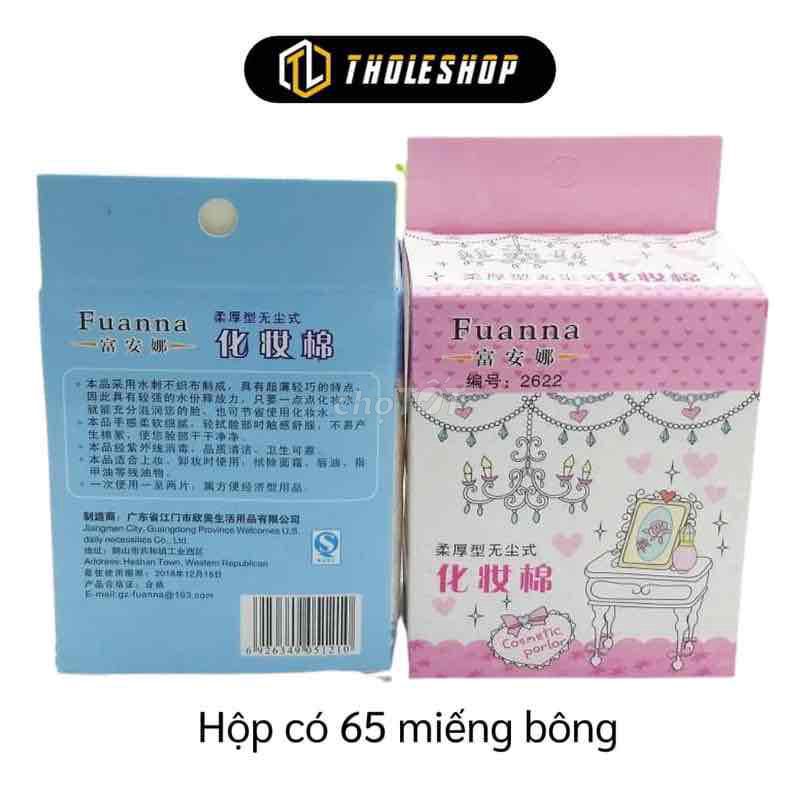 Hộp 65 bông tẩy trang Fuanna