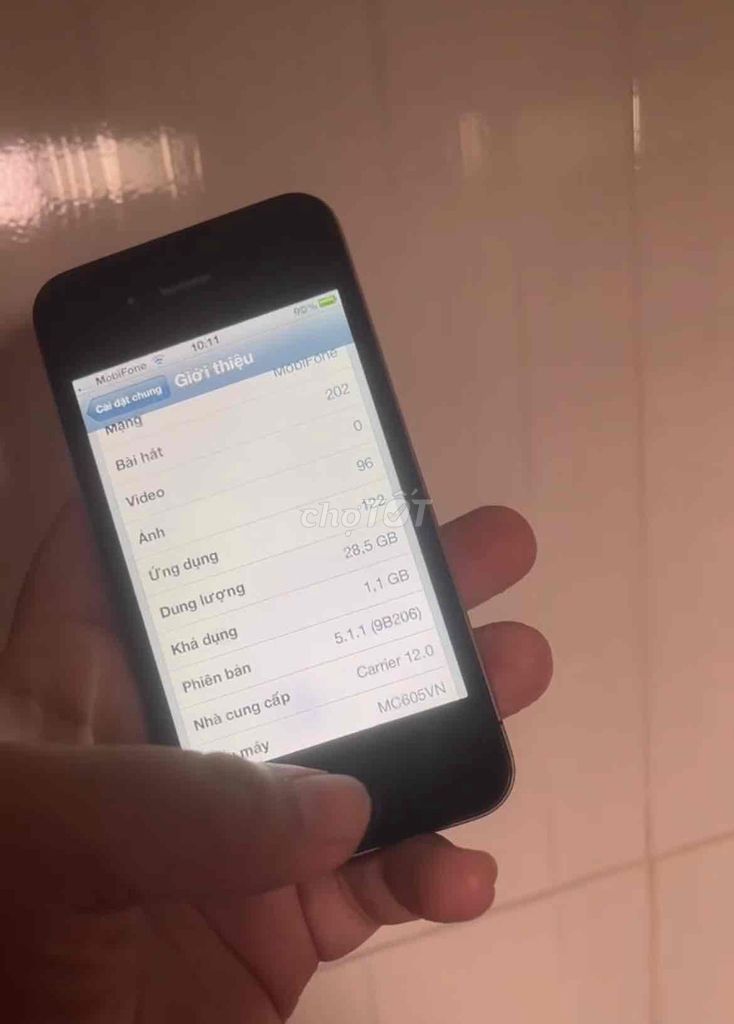 iphone 4G32G VN/A quốc tế ios 5.1.1 có shsh. Mua bán Điện thoại tại Huyện Vũng Liêm Vĩnh Long được đăng bởi phúc nguyên vlog hình 1