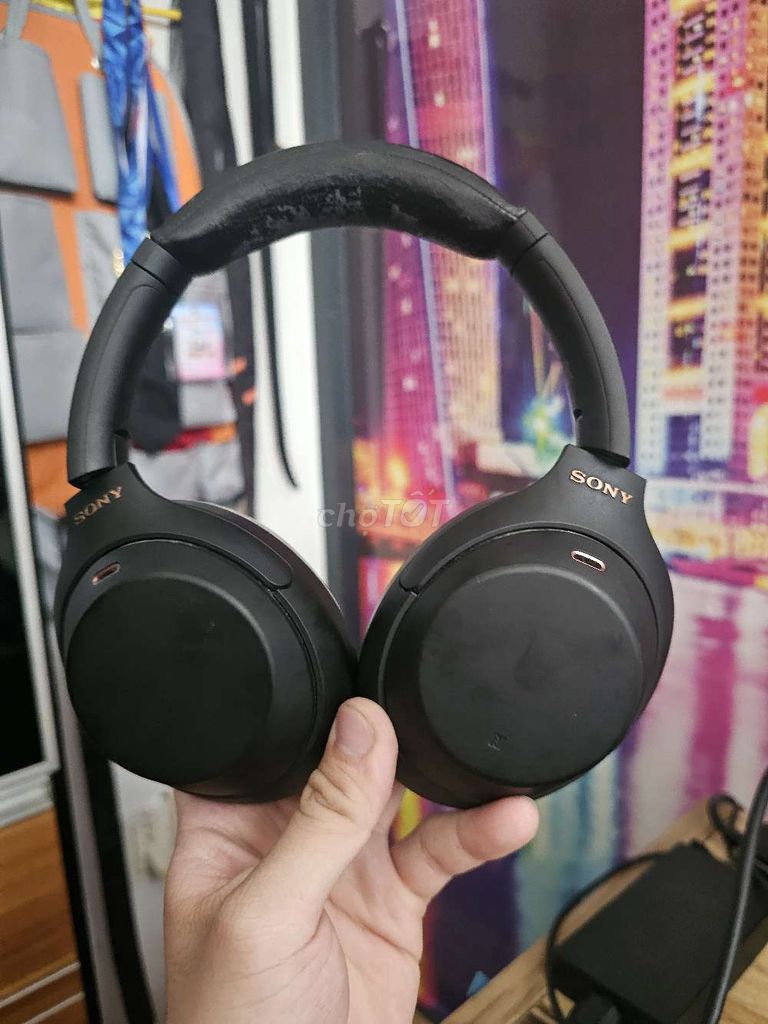 Tai nghe Sony WH-1000XM4 Đen. Mua bán Tivi, Âm thanh tại Quận Cẩm Lệ Đà Nẵng được đăng bởi Lam hình 1