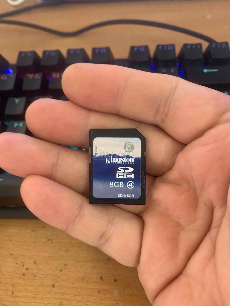 Thẻ nhớ Kingston SDHC 8GB Class 4. Mua bán Phụ kiện (Màn hình, Chuột...) tại Thành phố Vinh Nghệ An được đăng bởi SƠN TRƯỜNG hình 1