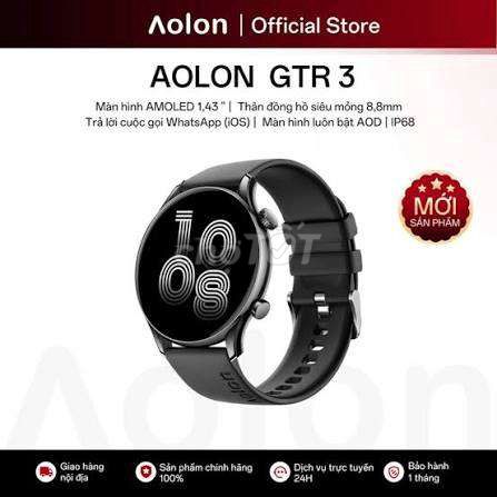 Aolon GTR 3 Đen. Mua bán Thiết bị đeo thông minh tại Thị xã Hương Trà Thừa Thiên Huế được đăng bởi Linh Phan hình 1