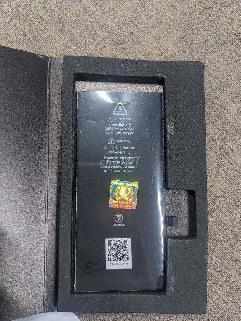 Pin BISON Apple iPhone 8 Plus 3500 mAh Mới. Mua bán Linh kiện (RAM, Card...) tại Quận 10 Tp Hồ Chí Minh được đăng bởi Trần Trung hình 1