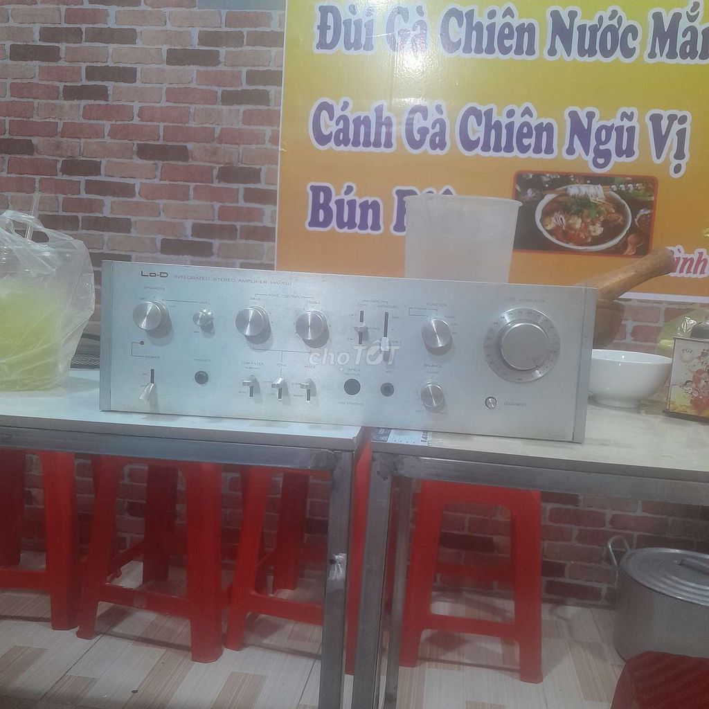 Ampli LO-D HA-510 Bạc 4 sò sắt. Mua bán Tivi, Âm thanh tại Huyện Bàu Bàng Bình Dương được đăng bởi tung hình 1